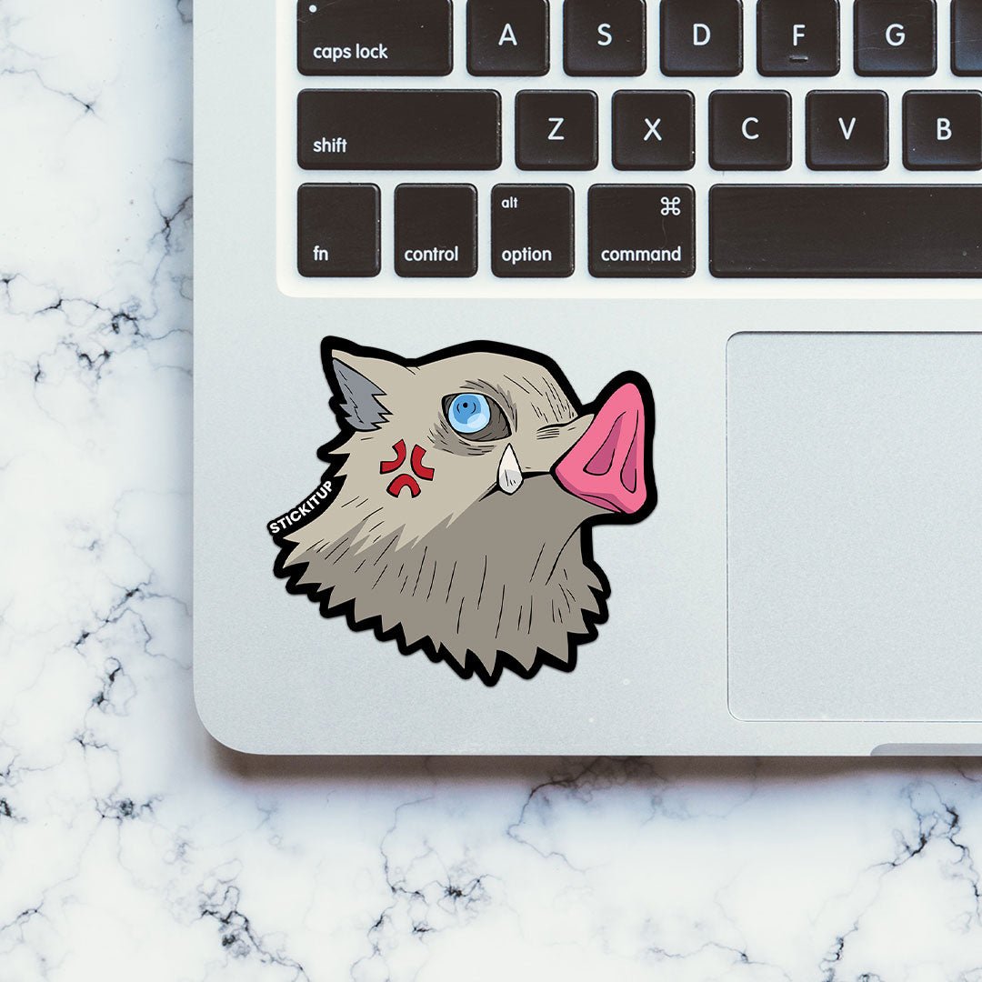 Inosuke Sticker waterproof vinyl decal for laptop, bike, car & bottle