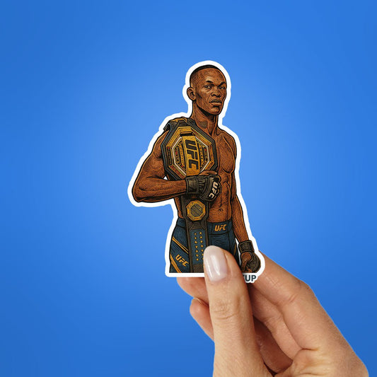 ISRAEL ADESANYA Sticker - STICK IT UP
