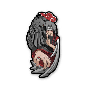 Itachi Uchiha Sharingan Sticker waterproof vinyl decal for laptop, bike, car & bottle
