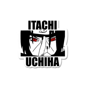 ITACHI UCHIHA Sticker waterproof vinyl decal for laptop, bike, car & bottle