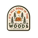 It'S All Good In Wood Sticker waterproof vinyl decal for laptop, bike, car & bottle