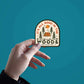 It'S All Good In Wood Sticker waterproof vinyl decal for laptop, bike, car & bottle