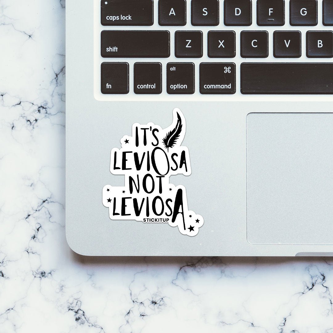 Its Leviosa Sticker waterproof vinyl decal for laptop, bike, car & bottle