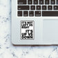 Its Not Left Vs Right Its Up Vs Down Sticker