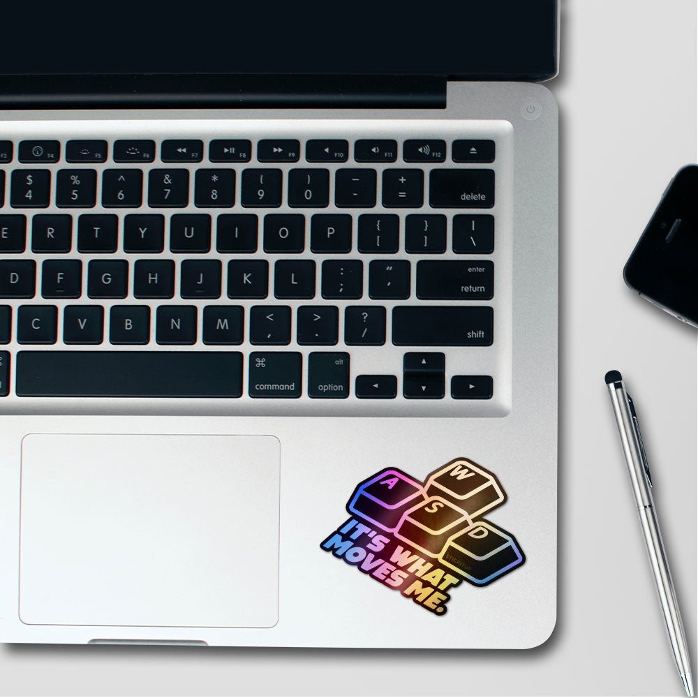 It's What Moves Me Holographic Stickers - Holographic stickers | STICK IT UP