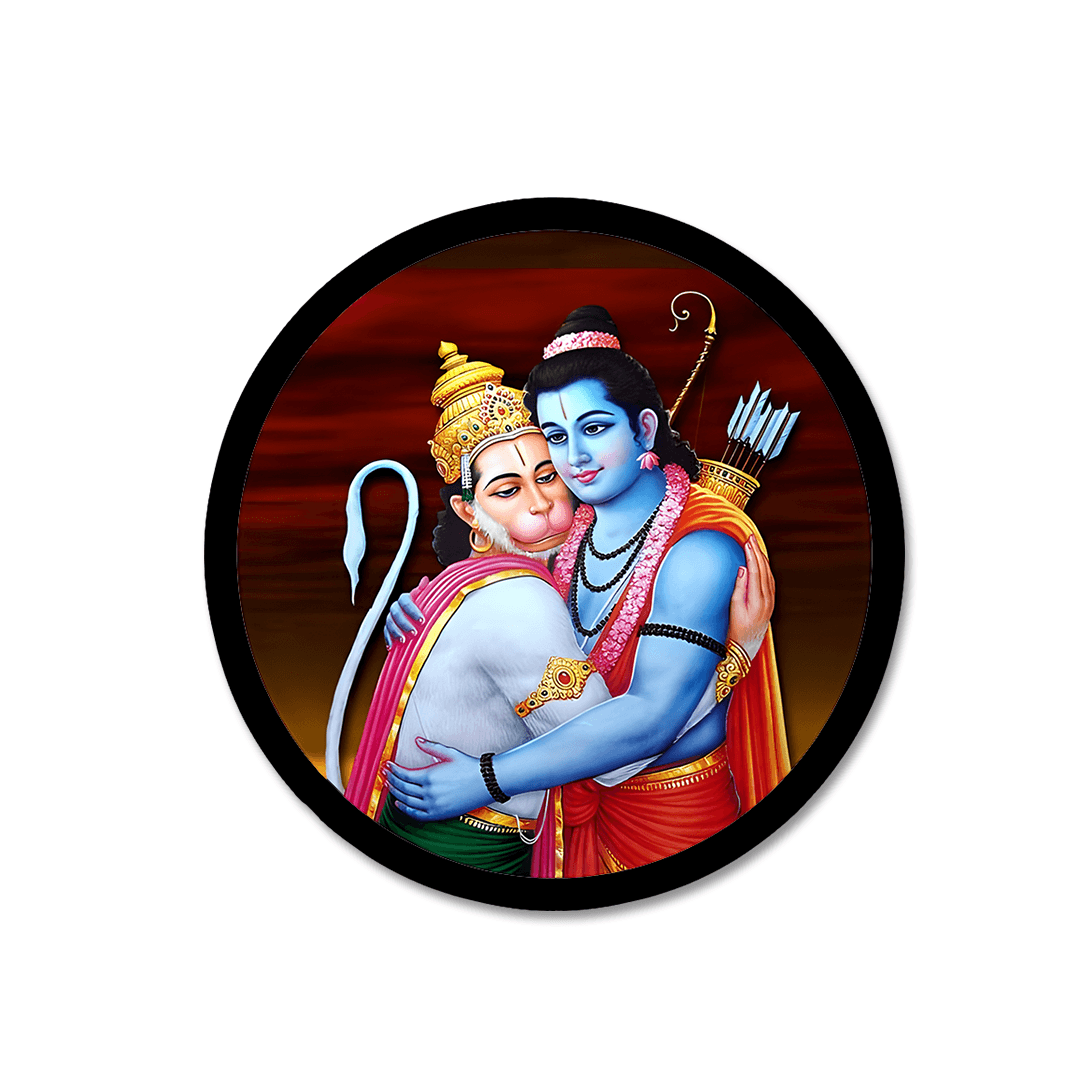 Jai Hanuman Sticker waterproof vinyl decal for laptop, bike, car & bottle