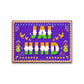 Jai Hind Bumper Sticker waterproof vinyl decal for laptop, bike, car & bottle