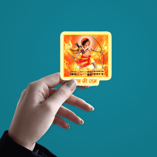 Jai shri Ram Sticker - STICK IT UP