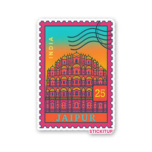 JAIPUR STAMP Sticker waterproof vinyl decal for laptop, bike, car & bottle