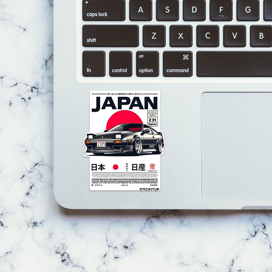 JAPAN OPPAMA Sticker waterproof vinyl decal for laptop, bike, car & bottle