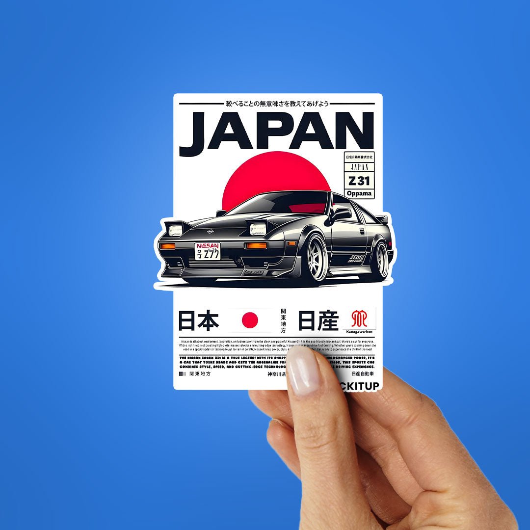 JAPAN OPPAMA Sticker waterproof vinyl decal for laptop, bike, car & bottle