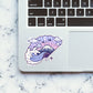 Japanese Fan Sticker waterproof vinyl decal for laptop, bike, car & bottle