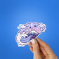 Japanese Fan Sticker waterproof vinyl decal for laptop, bike, car & bottle