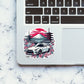 Japanese GTR Sticker waterproof vinyl decal for laptop, bike, car & bottle