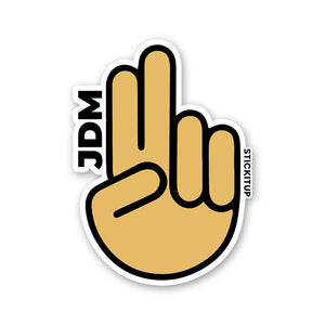 JDM 0.1 Sticker waterproof vinyl decal for laptop, bike, car & bottle