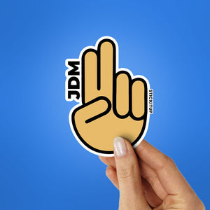 JDM 0.1 Sticker waterproof vinyl decal for laptop, bike, car & bottle