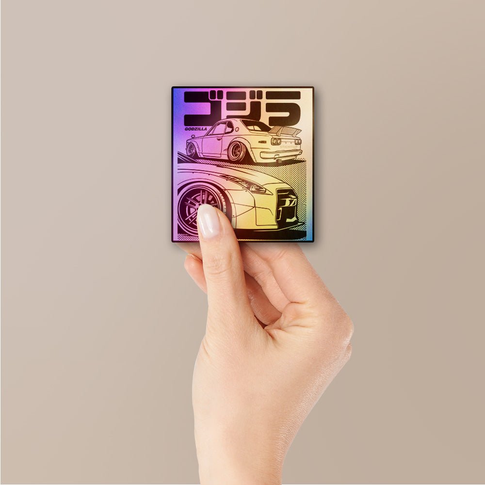 Jdm Car Kanji Text Holographic Stickers - Holographic stickers | STICK IT UP