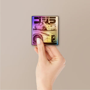 Jdm Car Kanji Text Holographic Stickers - Holographic stickers | STICK IT UP