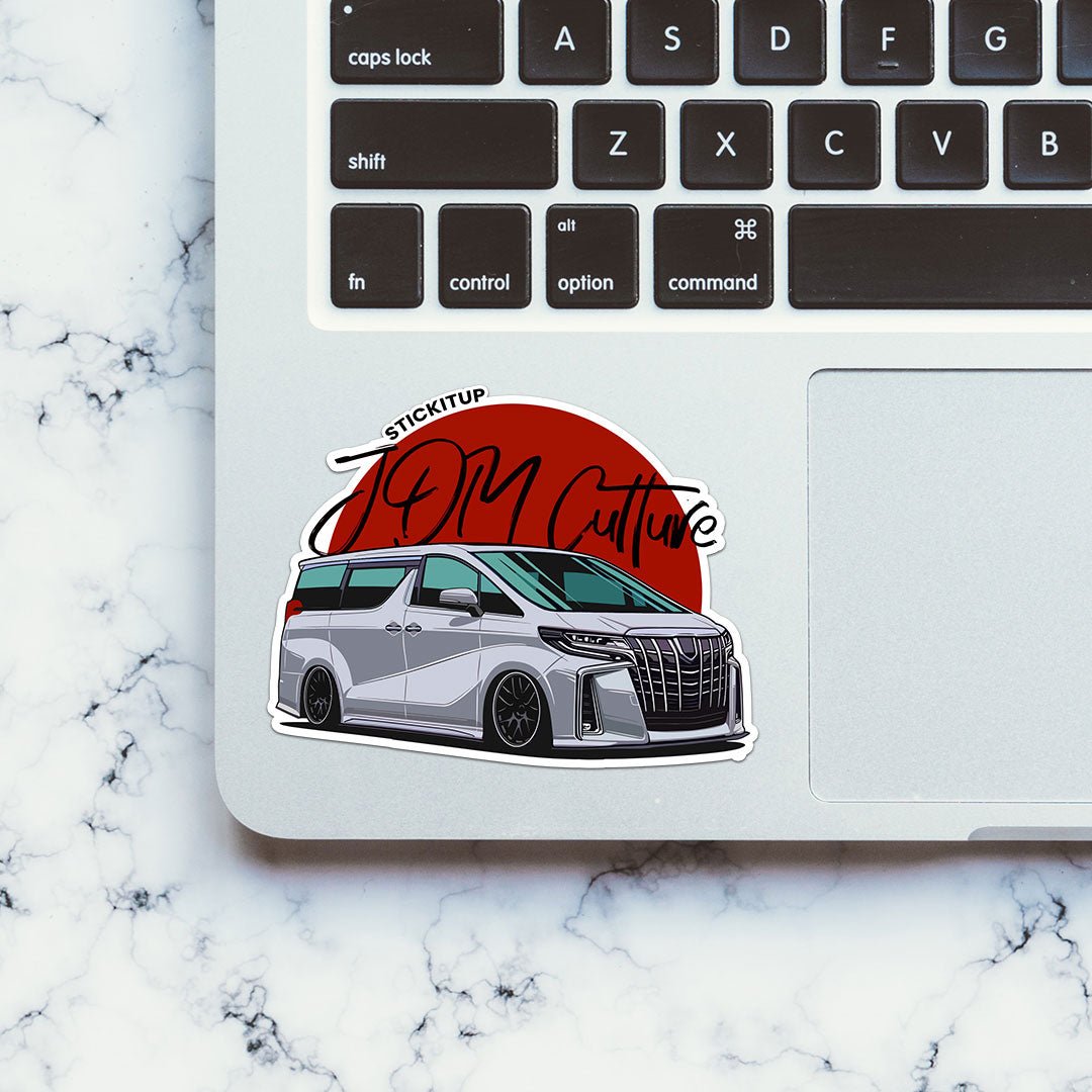 JDM CULTURE Sticker waterproof vinyl decal for laptop, bike, car & bottle