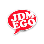 JDM EGO Sticker waterproof vinyl decal for laptop, bike, car & bottle