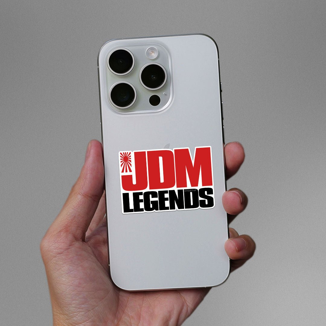 Jdm Legends Sticker waterproof vinyl decal for laptop, bike, car & bottle