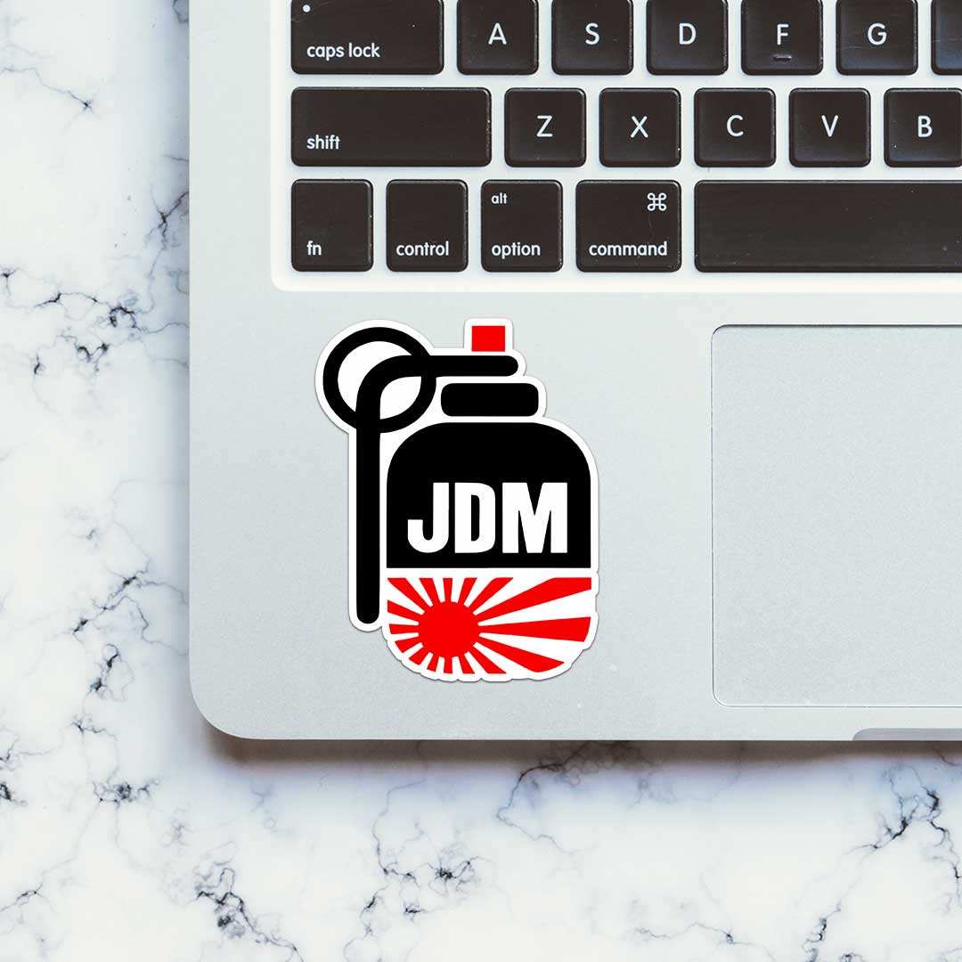 Jdm Sticker waterproof vinyl decal for laptop, bike, car & bottle