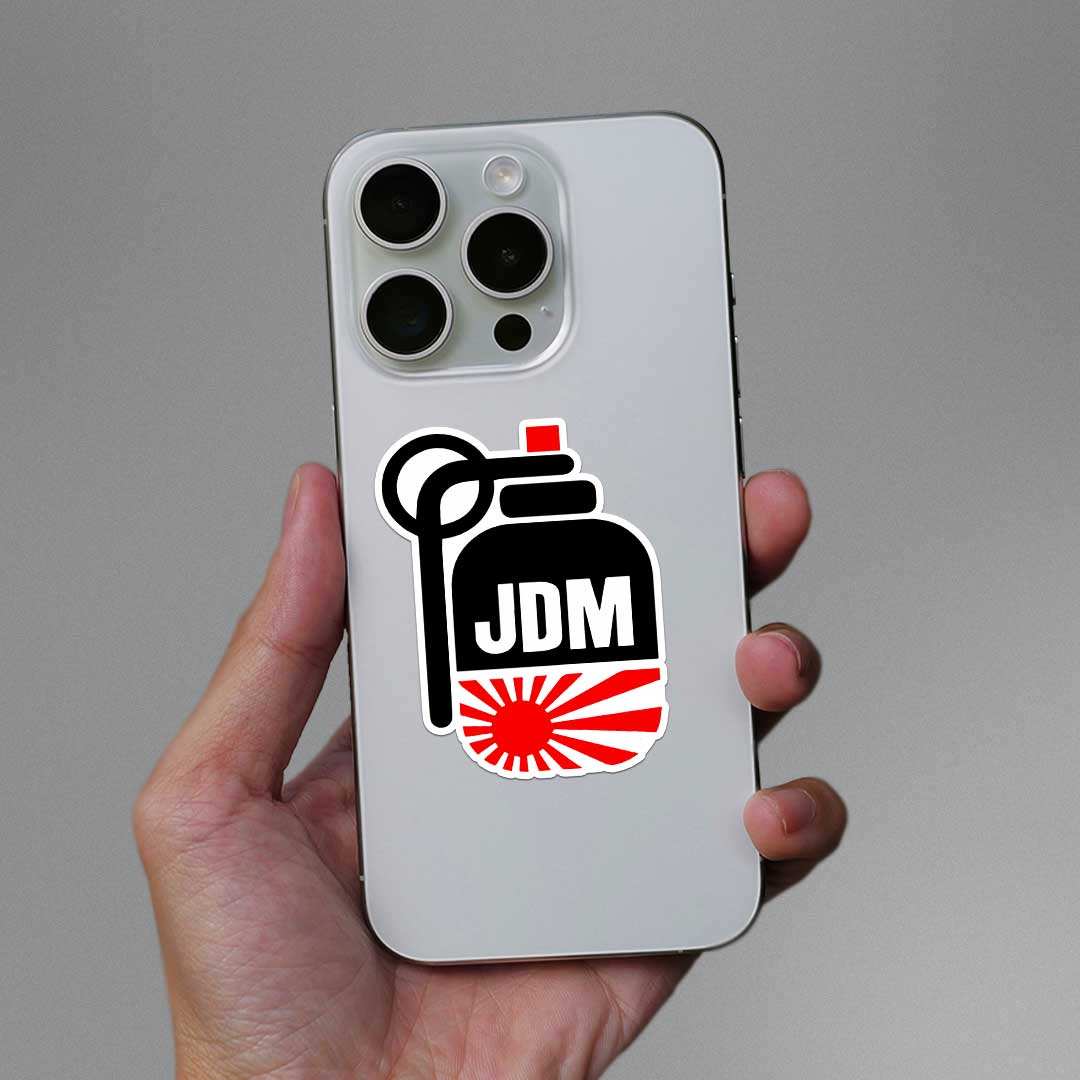Jdm Sticker waterproof vinyl decal for laptop, bike, car & bottle