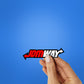 Jdmway Sticker waterproof vinyl decal for laptop, bike, car & bottle