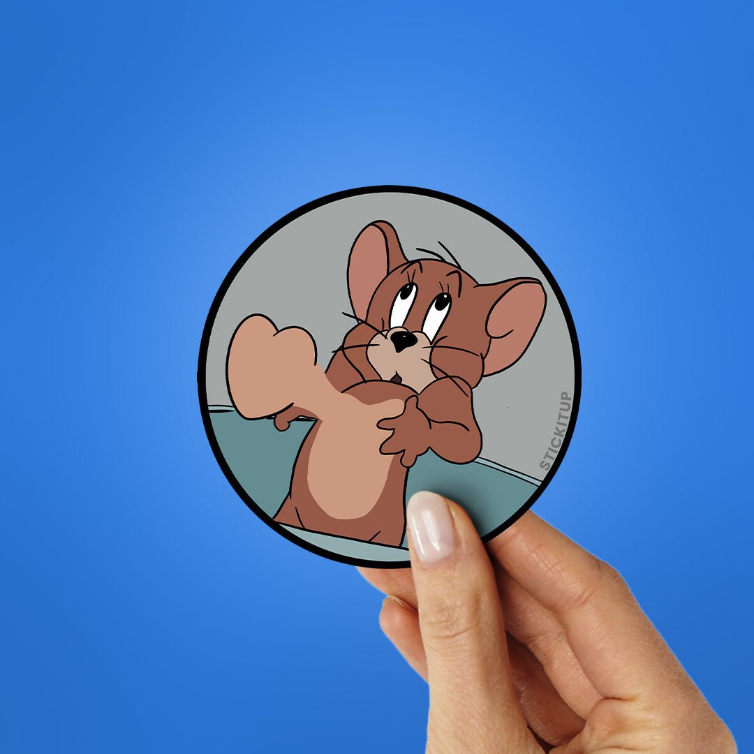 Jerry Ripped Sticker Buy Jerry Sticker Online | Premium Waterproof Vinyl | STICK IT UP