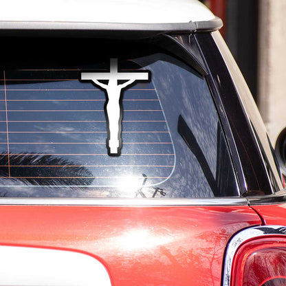 Jesus Cross Bumper Sticker - STICK IT UP