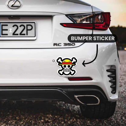 Jolly Roger Bumper Sticker - STICK IT UP