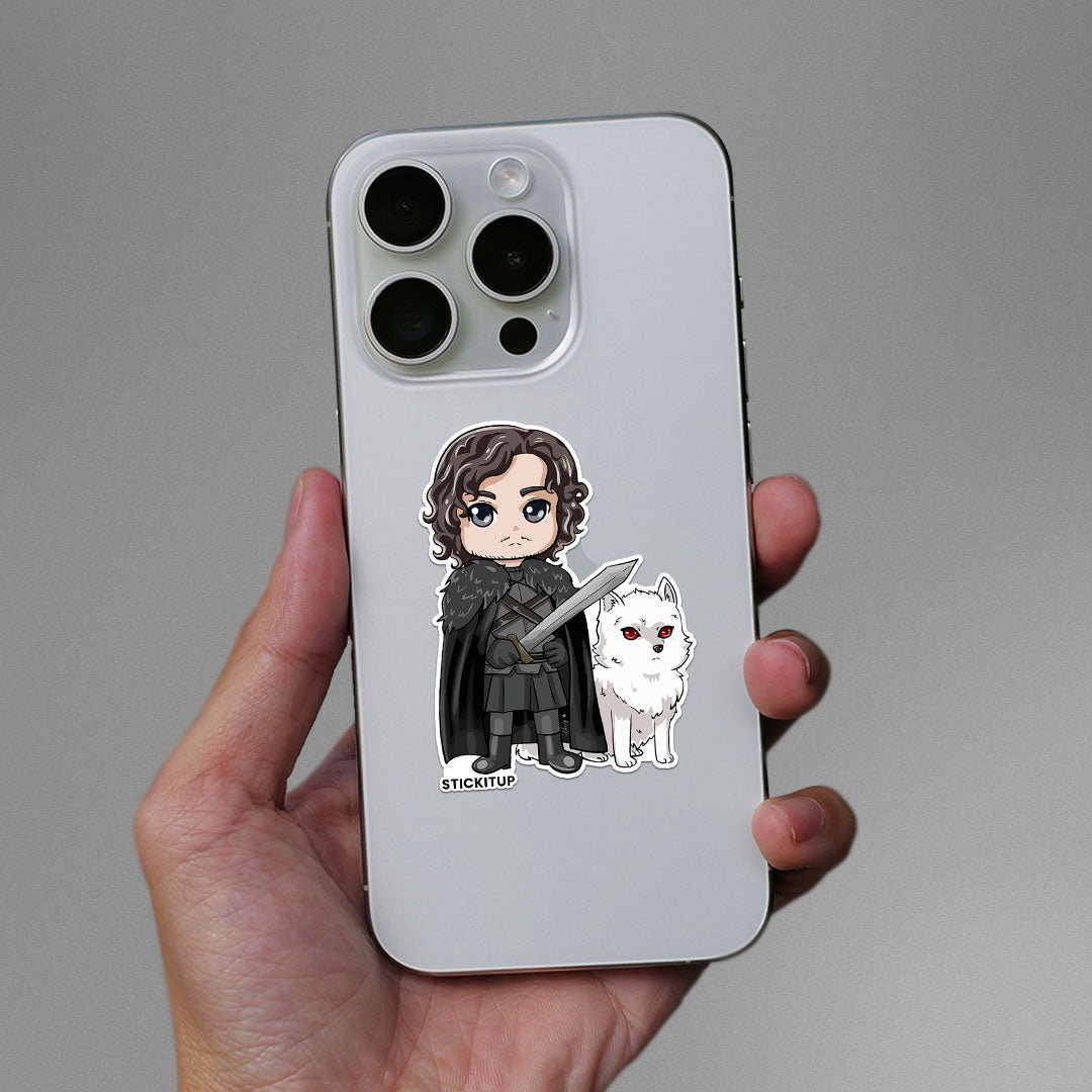 Jon Snow Sticker - STICK IT UP