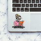 Judging Men By The Standards Of My Book Sticker waterproof vinyl decal for laptop, bike, car & bottle