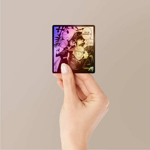 Jujutsu Holographic Stickers waterproof vinyl decal for laptop, bike, car & bottle