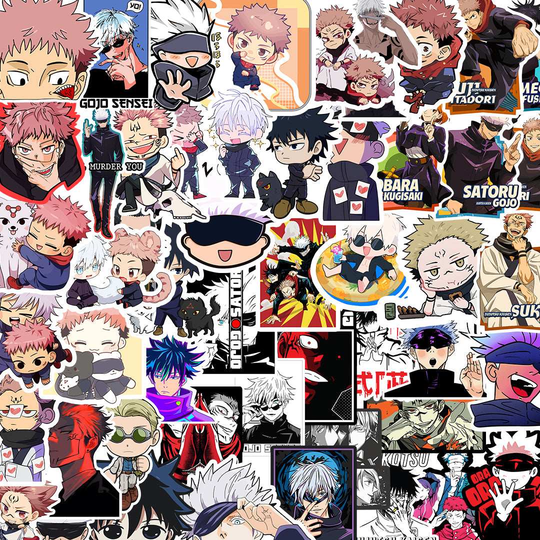 Jujutsu Kaisen Sticker Packs [50 sticker] - Sticker Packs | STICK IT UP