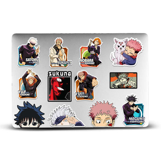 Jujutsu Kaisen Sticker Packs [50 sticker] waterproof vinyl decal for laptop, bike, car & bottle