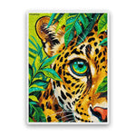 Jungle Leopard Eyes Glitter Sticker - Glitter Stickers | STICK IT UP