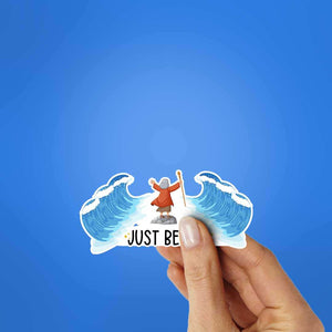 Just Belive Sticker waterproof vinyl decal for laptop, bike, car & bottle