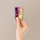 Justice Crown Card Holographic Stickers