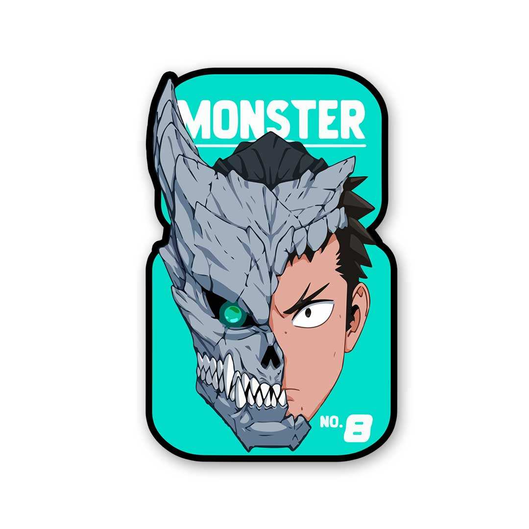 Kaiju No 8 Sticker waterproof vinyl decal for laptop, bike, car & bottle
