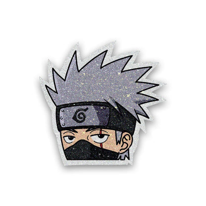 Kakashi Glitter Sticker waterproof vinyl decal for laptop, bike, car & bottle