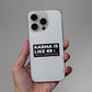 KARMA IS LIKE 69 Sticker waterproof vinyl decal for laptop, bike, car & bottle