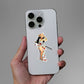 Katana Girl Sticker waterproof vinyl decal for laptop, bike, car & bottle