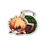 Katsuki Sticker waterproof vinyl decal for laptop, bike, car & bottle