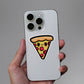 Kawaii Pizza Glitter Sticker waterproof vinyl decal for laptop, bike, car & bottle