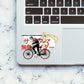 Keep Calm The Hero Is Coming Sticker waterproof vinyl decal for laptop, bike, car & bottle