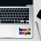 Keep it Simple Holographic Stickers - Holographic stickers | STICK IT UP