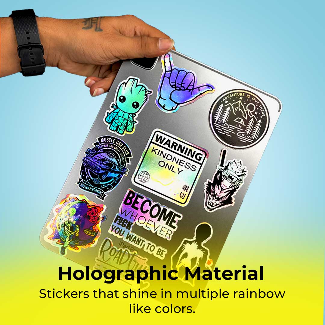 Keep it Simple Holographic Stickers - Holographic stickers | STICK IT UP