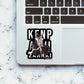 Kenpachi Sticker waterproof vinyl decal for laptop, bike, car & bottle