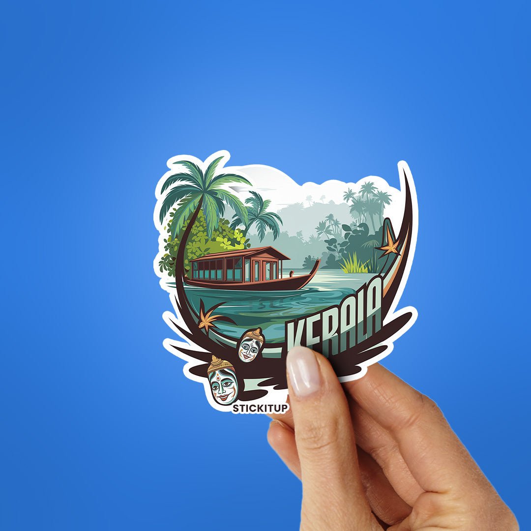 Kerala 1.0 Sticker waterproof vinyl decal for laptop, bike, car & bottle